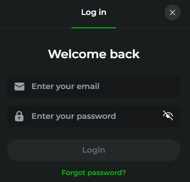 Jackpot Raider login form