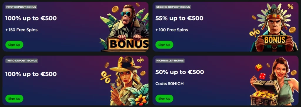 Jackpot Raider casino bonuses